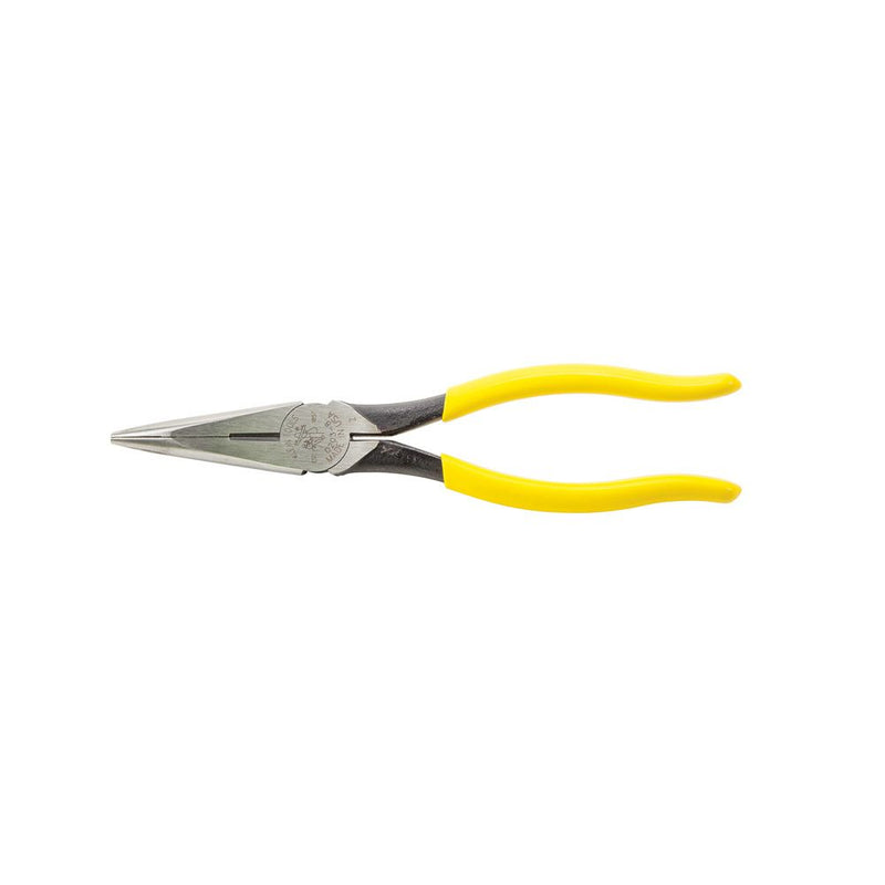 KLEIN TOOLS  D203-8 HEAVY DUTY LONG NOSE PLIERS SIDE-CUTTING T52300