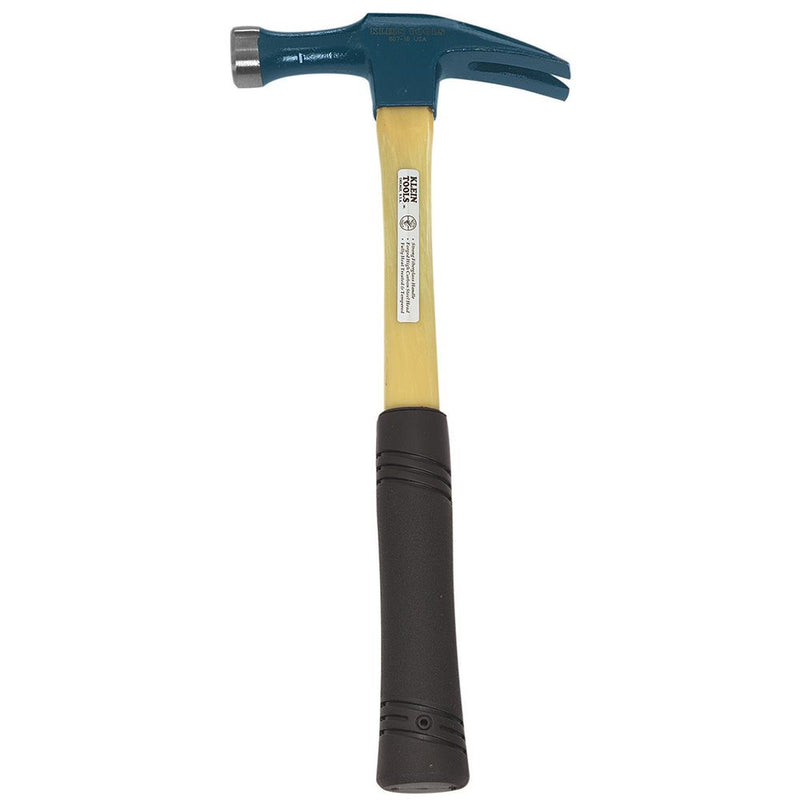 KLEIN TOOLS ELECTRICIANS STRAIGHT-CLAW HAMMER 15   P/N 807-18 T58290