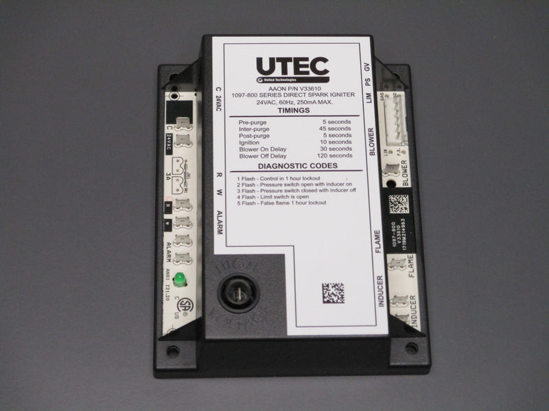 AAON Ignition Control Module single-stage DIRECT UTEC V33610