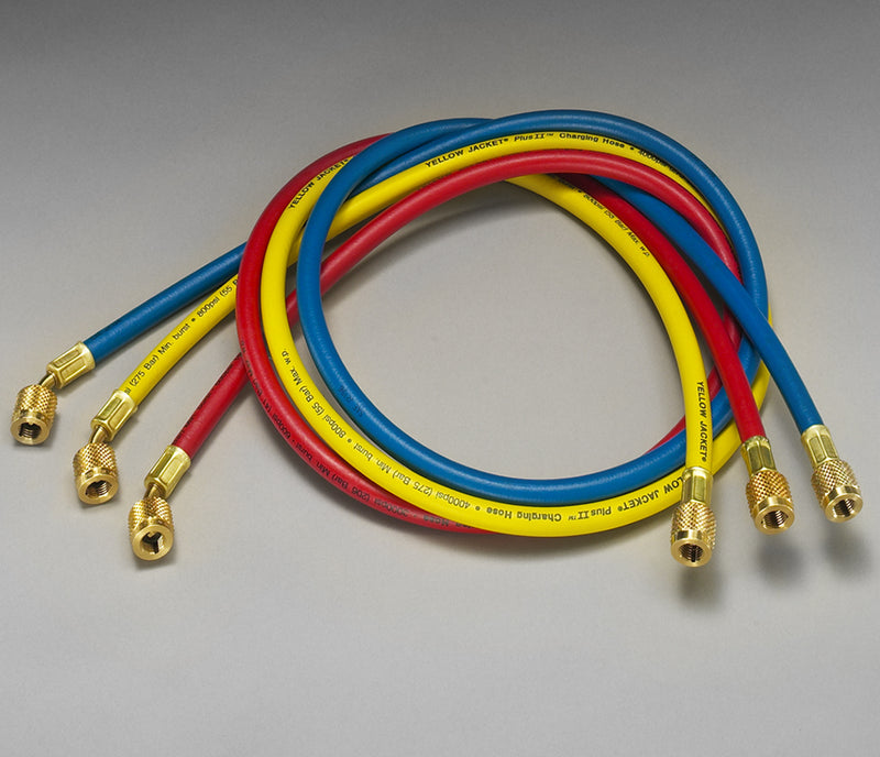 RITCHIE / YELLOW JACKET HOSE CHARGING 1/4  12FT RED T33540